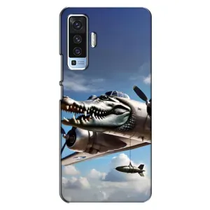 Чехол с мемом Тралалело тралала на Vivo X50 (Бомбардиро крокодило)