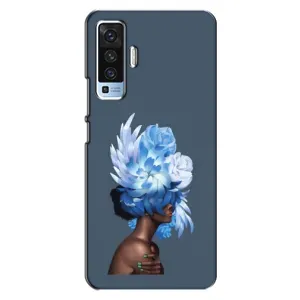 Чехлы (ART) Цветы на Vivo X50 (VPrint) (Квіти на голові)