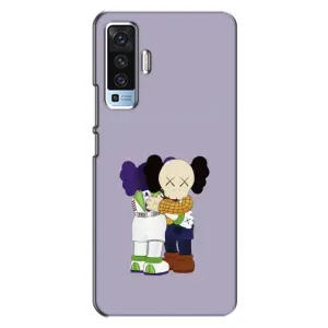 Чохли для Vivo X50 - Bearbrick Louis Vuitton (PREMIUMPrint) (Дружба Беарбрік)