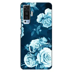 Чехлы (ART) Цветы на Vivo X50 (VPrint) (Блактині бутони)
