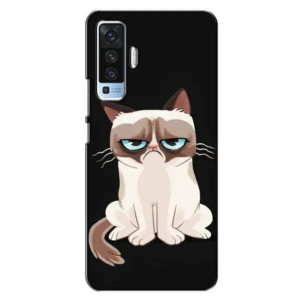 Чехол с принтом «Грустный кот» для Vivo X50 Чехол с принтом «Грустный кот» для Vivo X50