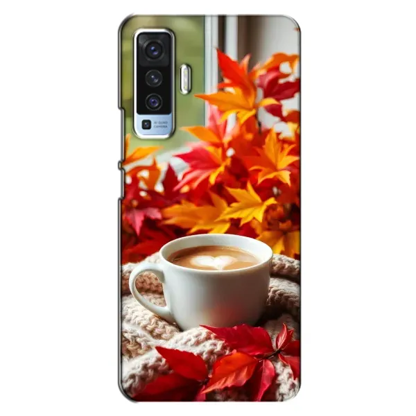 Чехол с принтом «Кофе и листья» для Vivo X50 Чехол с принтом «Кофе и листья» для Vivo X50