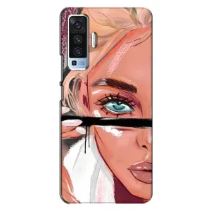 Чехол с печатью для Vivo X50 - (Мода) (AlphaPrint)
