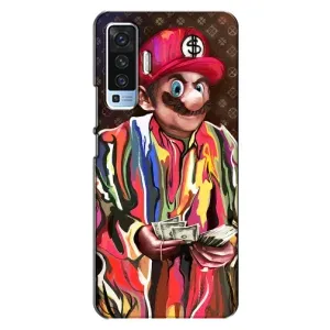 Бренднові Чохли для Vivo X50 - (PREMIUMPrint) (Mario LV)