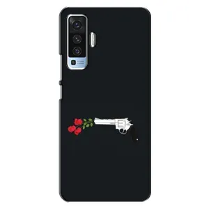 Чехлы (ART) Цветы на Vivo X50 (VPrint) (Неочікувані квіти)