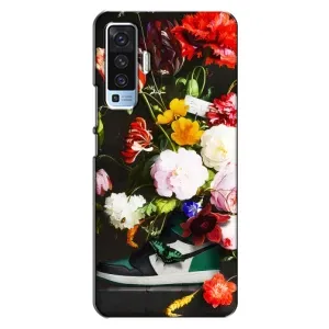 Бренднові Чохли для Vivo X50 - (PREMIUMPrint) (Nike цветы)