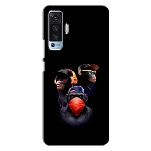 Чохол з Мавпами Vivo X50 - (AlphaPrint) (Три мавпи)