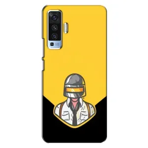 Чеjхол PUBG для ВiВО X50 (AlphaPrint) (Пабг в шоломі)