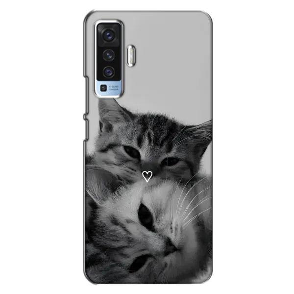 Чехол с принтом «Пара котов» для Vivo X50