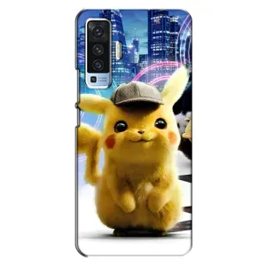 Чехол с Пикачу на Vivo X50 (Пикачу в городе)