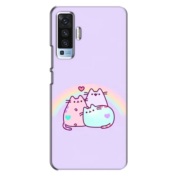 Чехол с принтом «Радужные котики» для Vivo X50 Чехол с принтом «Радужные котики» для Vivo X50