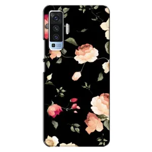 Чохли з квітами для Vivo X50 (VPrint) (Трояндочки)