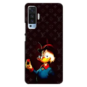 Чехли для Vivo X50 - Скрудж МакДак Louis Vuitton (PREMIUMPrint) (Скрудж з ботліантом)