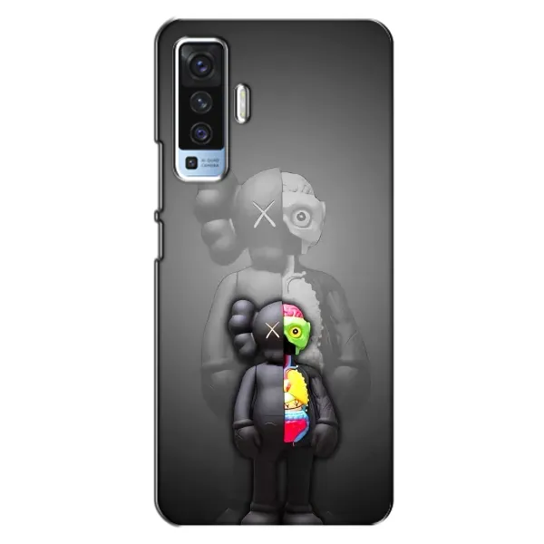 Чехол с принтом «Тело Bearbrick» для Vivo X50