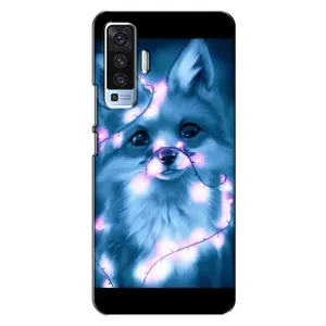 Чехлы с картинкой Лисички для Vivo X50 (VPrint) (Яркая лисичка)