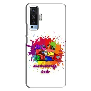 Чохли Амонг Ас для Vivo X50 (AlphaPrint) (Яскравий АмонгАс)