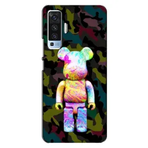 Чохли для Vivo X50 - Bearbrick Louis Vuitton (PREMIUMPrint) (Яскравий Bearbrick)