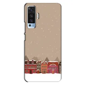 Новорічні, Святкові Чохли для Vivo X50 - 2024 год (Зимове місто)
