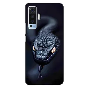 Чохол з картинкою 'Хижаки' для Vivo X50 (Чорна змія)