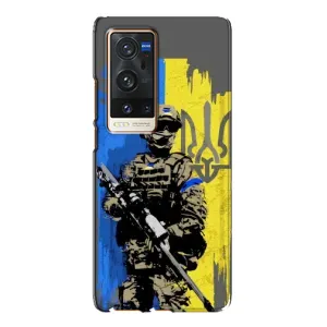 Чехлы с картинкой ЗСУ для Vivo X60 Pro Plus (AlphaPrint) (АРТ солдат)