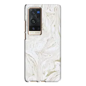 Мраморний чехол на Vivo X60 Pro Plus (VPrint) (Білий мрамор)