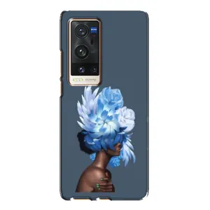 Чехлы (ART) Цветы на Vivo X60 Pro Plus (VPrint) (Квіти на голові)