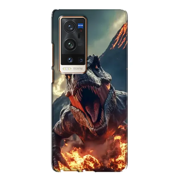 Чехол с принтом «Огненный динозавр» для Vivo X60 Pro Plus Чехол с принтом «Огненный динозавр» для Vivo X60 Pro Plus