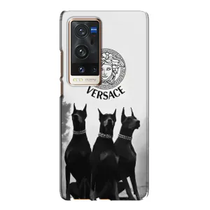 Чохли VERSACE для ВіВО X60 Про Плюс (PREMIUMPrint) (Доберман Версаче)
