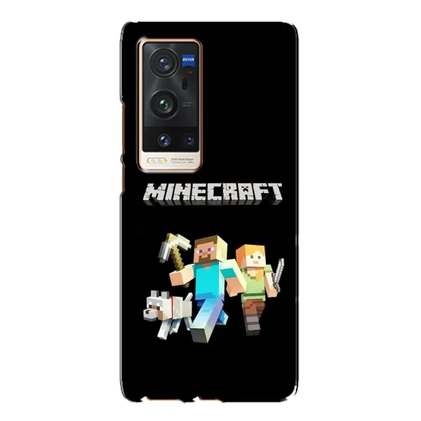 Чехол с принтом «герои Minecraft» для Vivo X60 Pro Plus