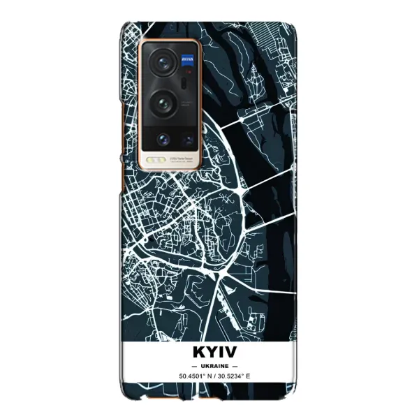 Чехол с принтом «Киев» для Vivo X60 Pro Plus