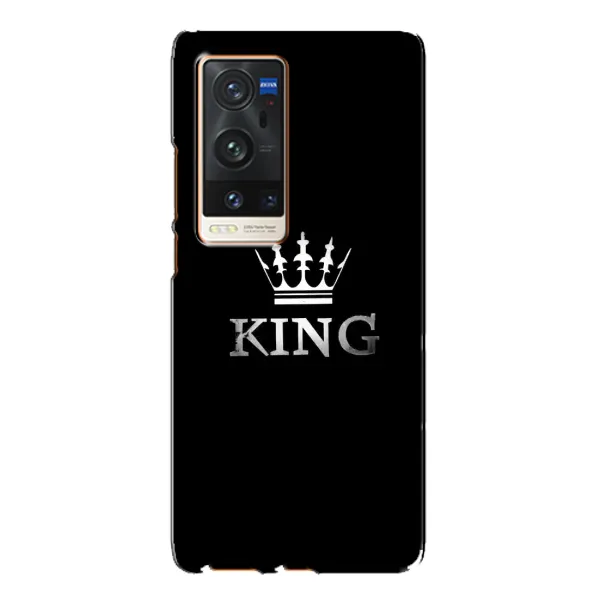 Чехол с принтом «KING» для Vivo X60 Pro Plus