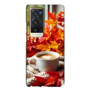 Чохол з унікальним дизайном 'Осінь з кавою' для Vivo X60 Pro Plus