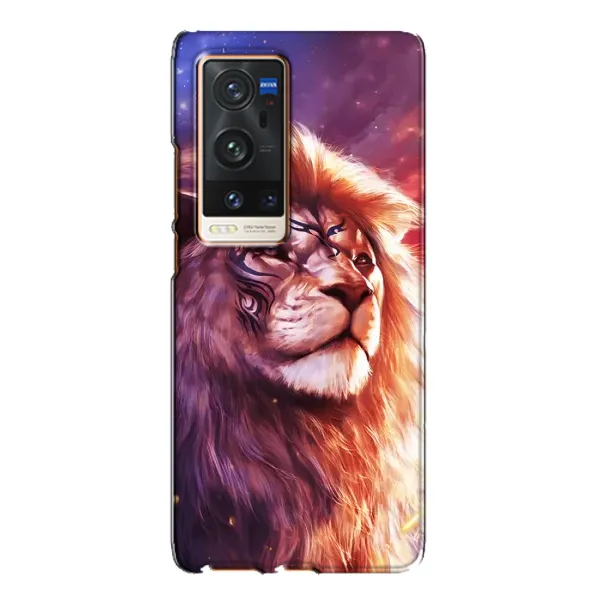 Чехол с принтом «Красочный Лев» для Vivo X60 Pro Plus
