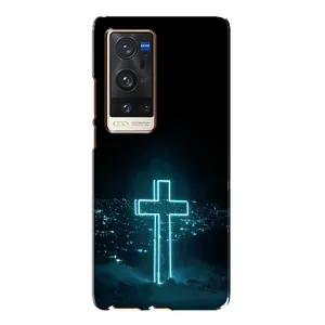 Християнські Чохли для Vivo X60 Pro Plus (AlphaPrint) (Хрест і місто)