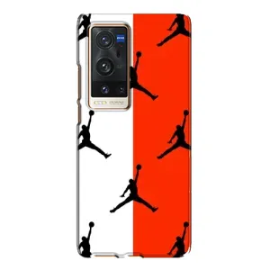 Чохли для Vivo X60 Pro Plus - з картинкою JORDAN (AlphaPrint) (Лого Джордан)