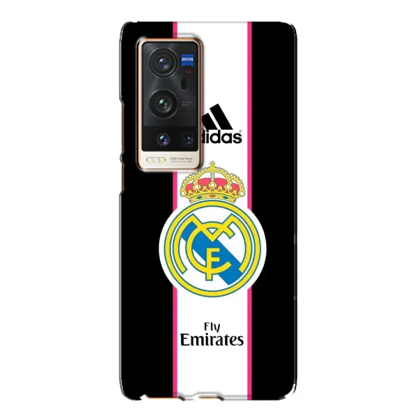 Чохол з принтом «Лого Real Madrid» для Vivo X60 Pro Plus Чохол з принтом «Лого Real Madrid» для Vivo X60 Pro Plus