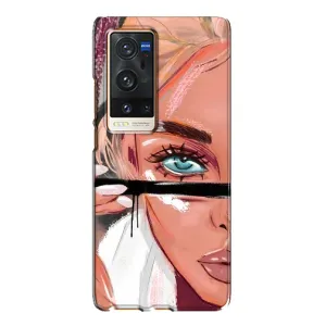 Чохол з друком для Vivo X60 Pro Plus - (Мода) (AlphaPrint) (Макіяж)