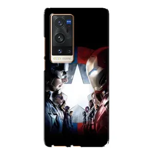 Чохли з героями Марвел Vivo X60 Pro Plus (VPrint) (Марвел стайл)