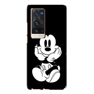 Міккі Маус чохол для Vivo X60 Pro Plus (AlphaPrint - Мультяшні) (Маус на чорному)