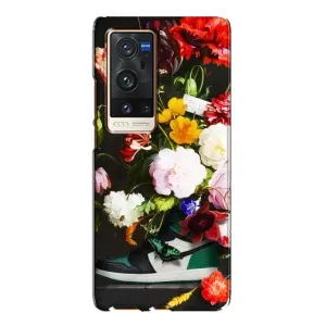 Бренднові Чохли для Vivo X60 Pro Plus - (PREMIUMPrint) (Nike цветы)