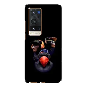 Чохол з Мавпами Vivo X60 Pro Plus - (AlphaPrint) (Три мавпи)