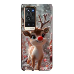 Яскравий чохол для Vivo X60 Pro Plus з Зимові Оленята