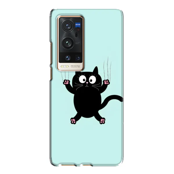 Чехол с принтом «Падающий кот» для Vivo X60 Pro Plus