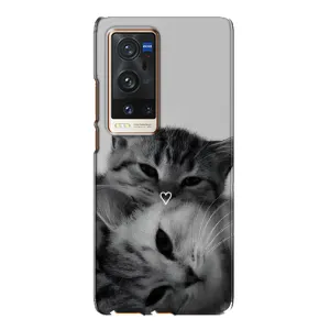 Чохол з принтом «Пара котів» для Vivo X60 Pro Plus
