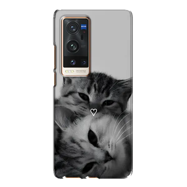 Чохол з принтом «Пара котів» для Vivo X60 Pro Plus Чохол з принтом «Пара котів» для Vivo X60 Pro Plus