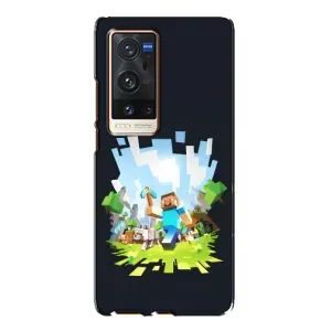 Чохол Майнкрафт на Vivo X60 Pro Plus (AlphaPrint) Minecraft (персонажі Minecraft)