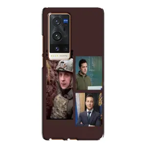 Чохол для Vivo X60 Pro Plus (AlphaPrint - с принтом Зеленського) (Президент)