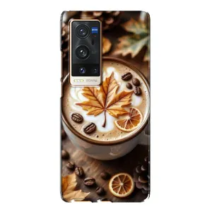 Чохол з унікальним дизайном 'Осінь з кавою' для Vivo X60 Pro Plus (Пряна кава)