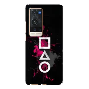 Чохол Гра в кальмара для Vivo X60 Pro Plus (Символи Гра кальмара)