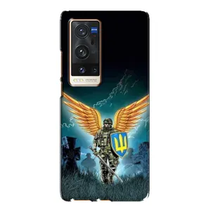 Чехлы с картинкой ЗСУ для Vivo X60 Pro Plus (AlphaPrint) (Солдат ЗСУ)